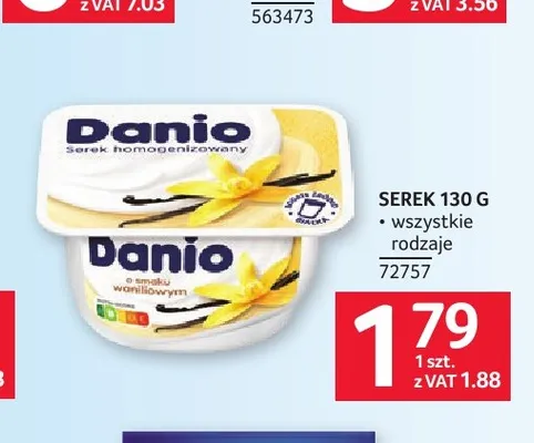 Serek homogenizowany Danio promocja w Selgros