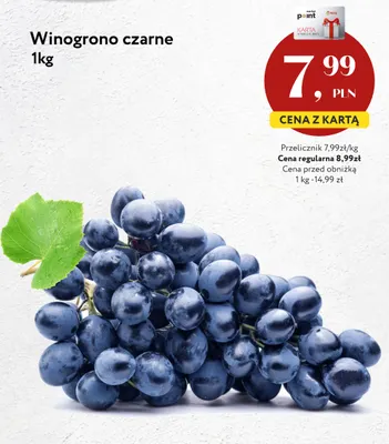 Winogrona jasne promocja w Market Point