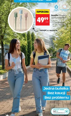 Butelka filtrująca Dafi Solid z wkładem 1 l promocja w Biedronka