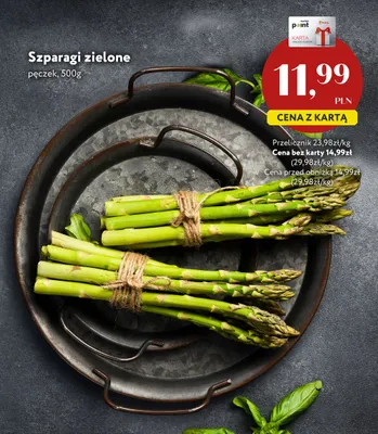 Szparagi zielone promocja w Market Point
