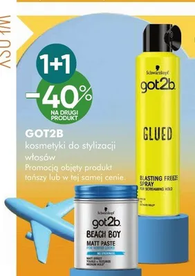 Kosmetyki do stylizacji włosów Got2b promocja w Super-Pharm