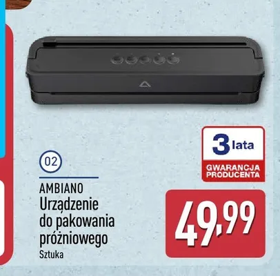 Urządzenie do pakowania próżniowego Ambiano promocja w Aldi