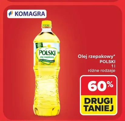 Olej rzepakowy Polski promocja w Carrefour