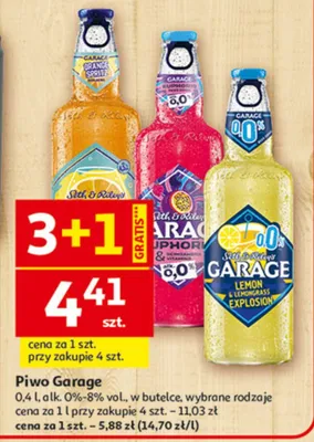 Piwo Garage promocja w Auchan
