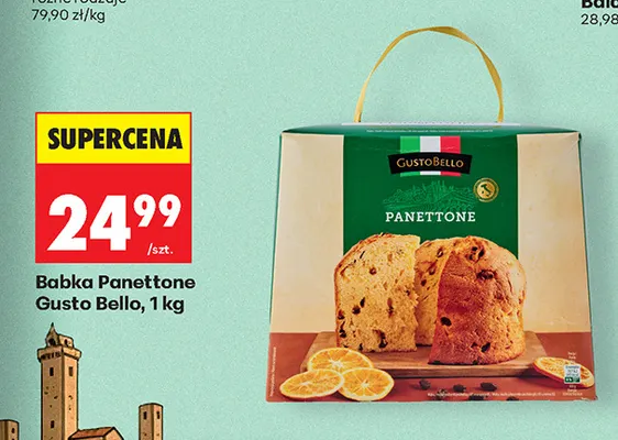 Babka Panettone Gusto Bello promocja w Biedronka