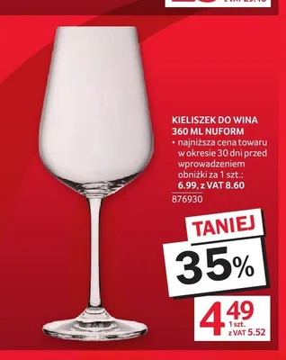 Kieliszki do wina 510 ml Mg home promocja w Selgros