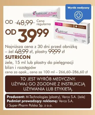 Żele Sutricon 15ml promocja w Super-Pharm