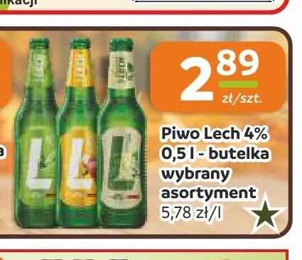 Piwo Lech 4% promocja w Społem Częstochowa