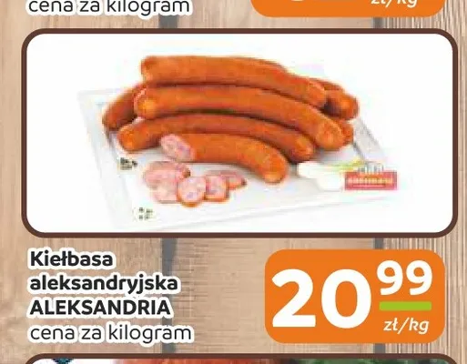 Kiełbasa aleksandryjska Aleksandria promocja w Społem Częstochowa