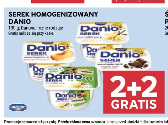 Serek homogenizowany Danio promocja w Stokrotka