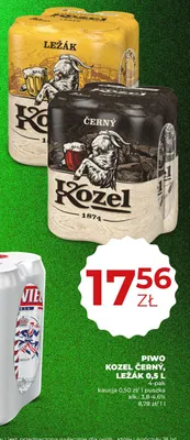 Piwo Kozel Ležák 4-pak 500 ml promocja w Duży Ben