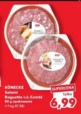 Salami Comté Könecke promocja w Kaufland