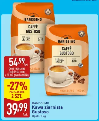 Kawa ziarnista BARISSIMO Gustoso promocja w Aldi