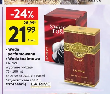 Woda toaletowa La Rive Cabana promocja w Intermarche