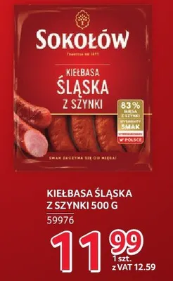 Kiełbasa śląska z szynki 500 g promocja w Selgros