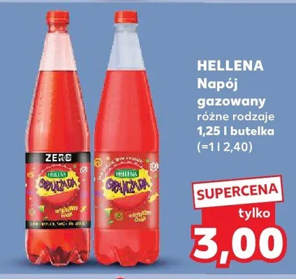 Napój gazowany Hellena promocja w Kaufland
