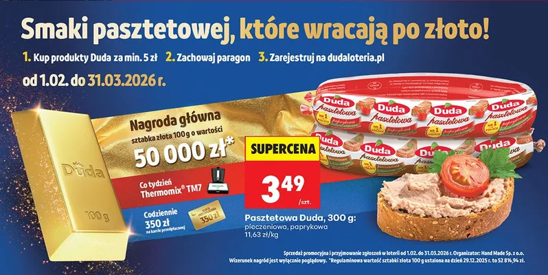 Pasztetowa pieczeniowa promocja w Biedronka