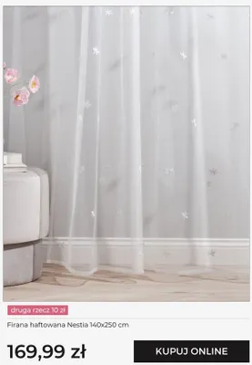 Firana haftowana Nestia promocja w home&you