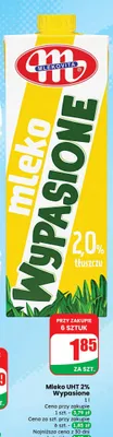 Mleko UHT 2% Wypasione promocja w Dino