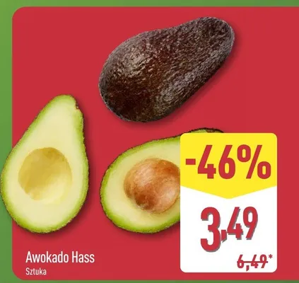 Awokado Hass promocja w Aldi