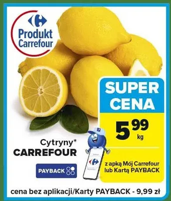 Cytryny promocja w Carrefour Express