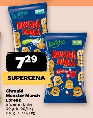 Chrupki Monster Munch ketchup promocja w Netto
