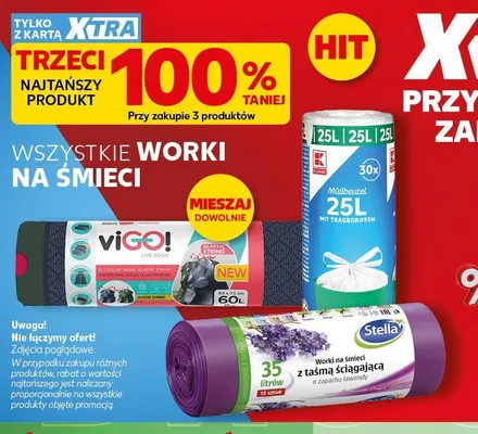 Worki na śmieci promocja w Kaufland