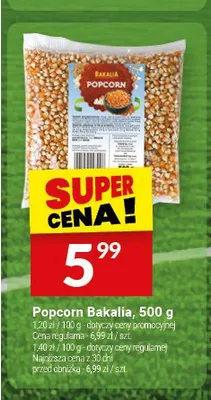 Popcorn Bakalia promocja w Twój Market