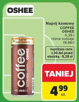 Napój kawowy Coffee Oshee promocja w Carrefour