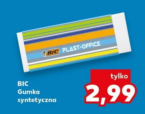 Gumka syntetyczna BIC Plast-Office promocja w Kaufland