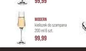 Kieliszek do szampana Modern 200ml promocja w Stokrotka