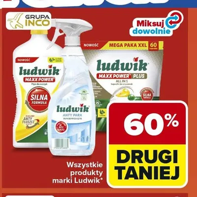 Płyn do naczyń Ludwik Maxx Power promocja w Carrefour