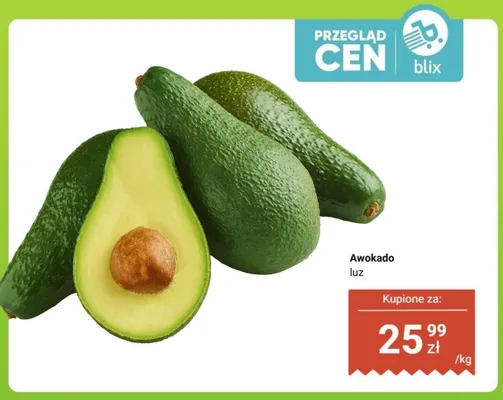 Awokado luz promocja w Dino