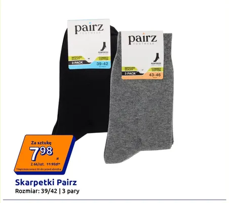 Skarpetki Pairz 3-pak promocja w Action