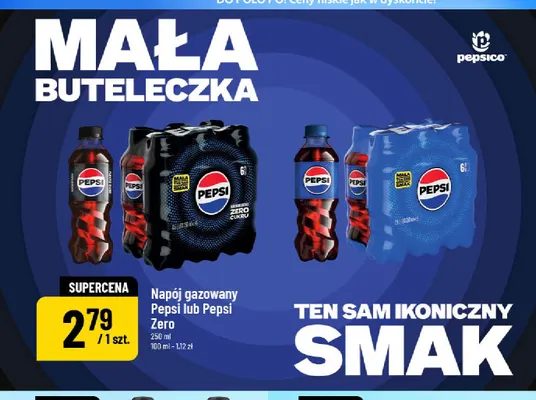 Napój gazowany Pepsi Zero promocja w POLOmarket