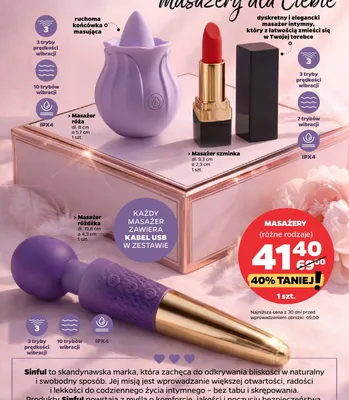 Masażer szminka promocja w Netto