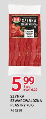 Szynka szwarcwaldzka plastry Bell promocja w Selgros
