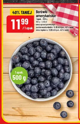 Borówki amerykańskie promocja w POLOmarket