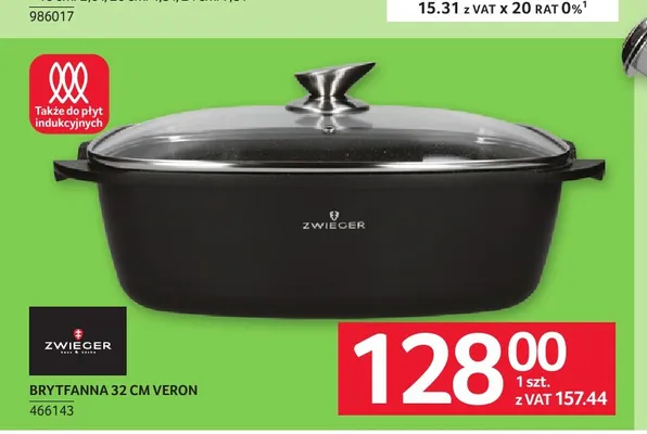 Brytfanna 32 cm Veron Zwieger promocja w Selgros