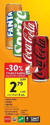 Napój gazowany promocja w Intermarche