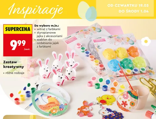 Zestaw kreatywny promocja w Biedronka