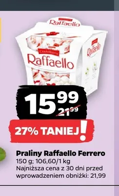 Praliny Raffaello Ferrero promocja w Netto