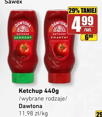 Ketchup pikantny Dawtona promocja w API Market