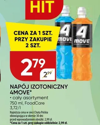 Napój izotoniczny 4Move promocja w Chata Polska