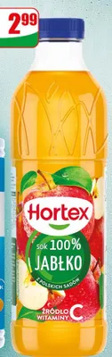 Sok jabłkowy Hortex promocja w Dino