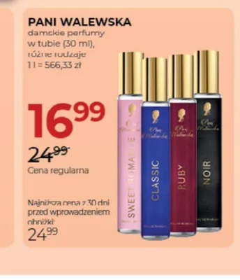 Perfumy damskie Pani Walewska w tubie promocja w Drogerie Jawa