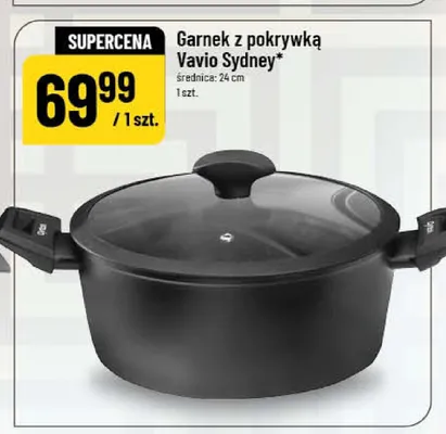 Garnek z pokrywką Vavio Sydney 24cm promocja w POLOmarket