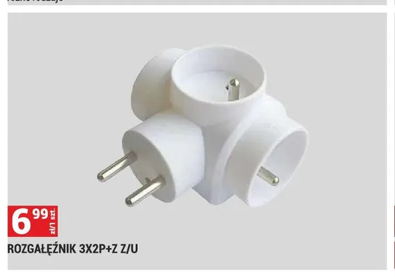 Rozgałęźnik 3x2P+Z z/u promocja w Merkury Market