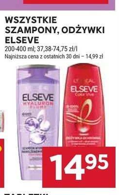 Szampony i odżywki Elseve promocja w Stokrotka