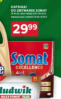 Kapsułki do zmywarek Maxx Power Plus all in 1 lemon promocja w Stokrotka